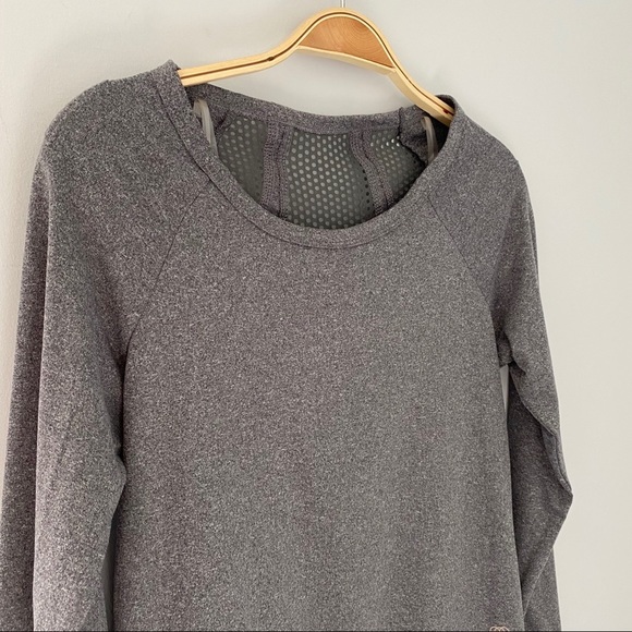 Balance Collection Long-Sleeve Grey Sweatshirt - Picture 3 of 11